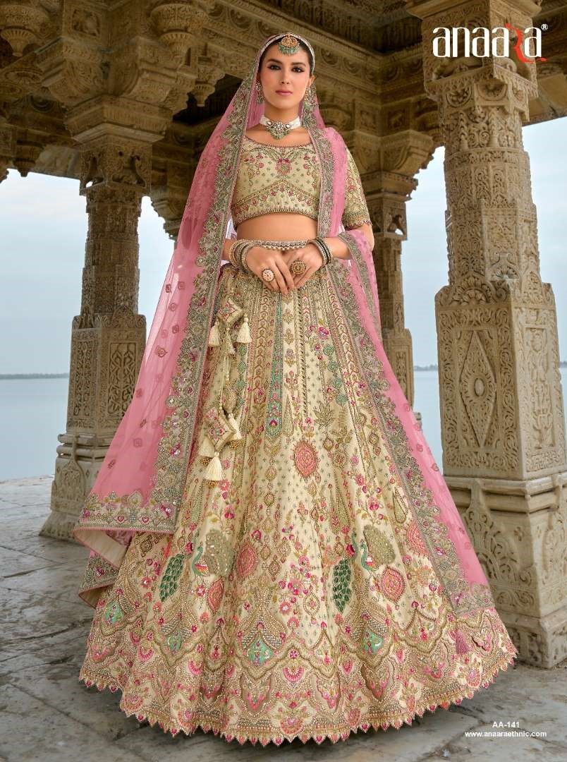💖 Radiant Bridal Elegance: Luxurious Bridal Silk Lehenga Choli for the Perfect Wedding 💖