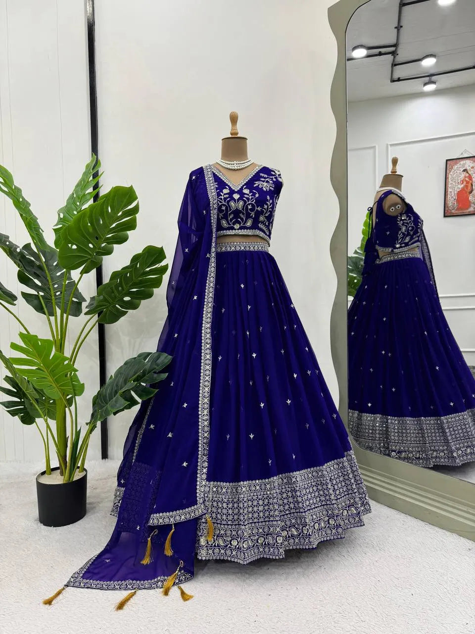 Vibrant Elegance: Deepika Vol 18 Designer Navratri Chaniya Choli in Blue