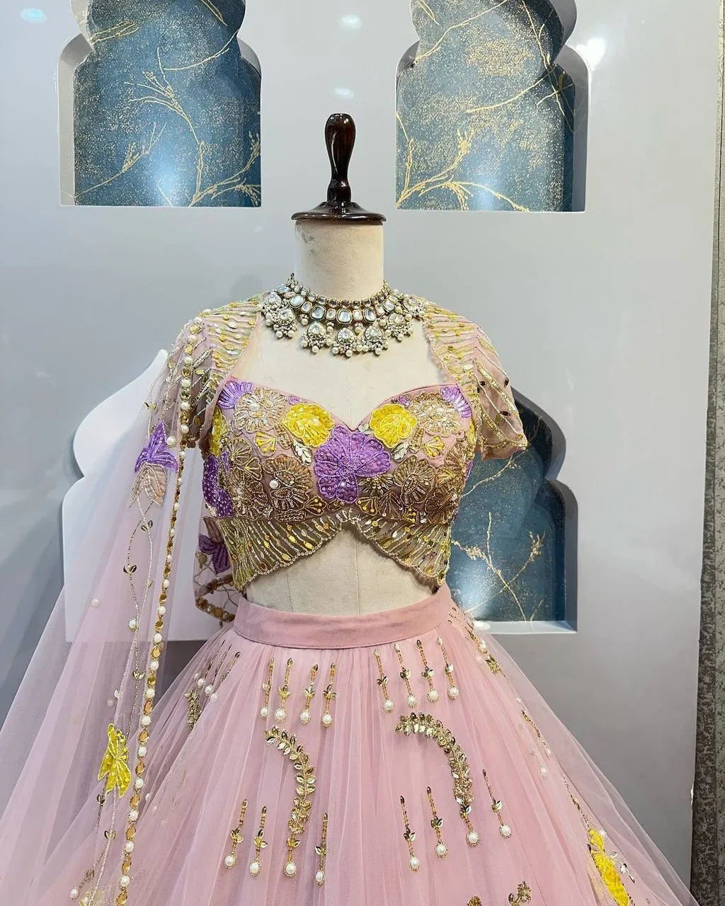 Radiant Charm: Tabby Silk Party Wear Lehenga Choli